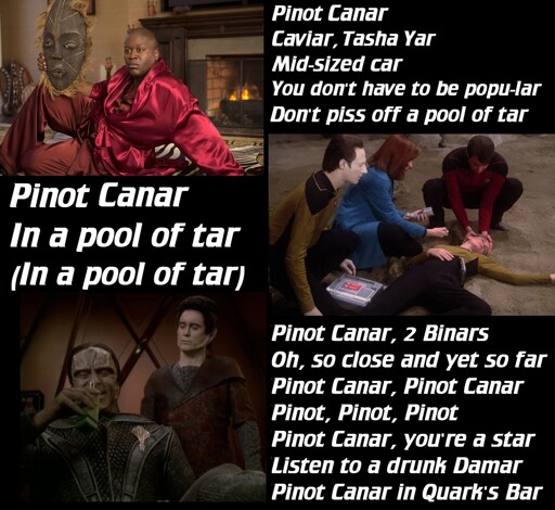Pinot Canar - An Ode to Tasha Yar